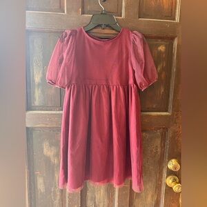 H&M Burgundy Formal Kids Dress